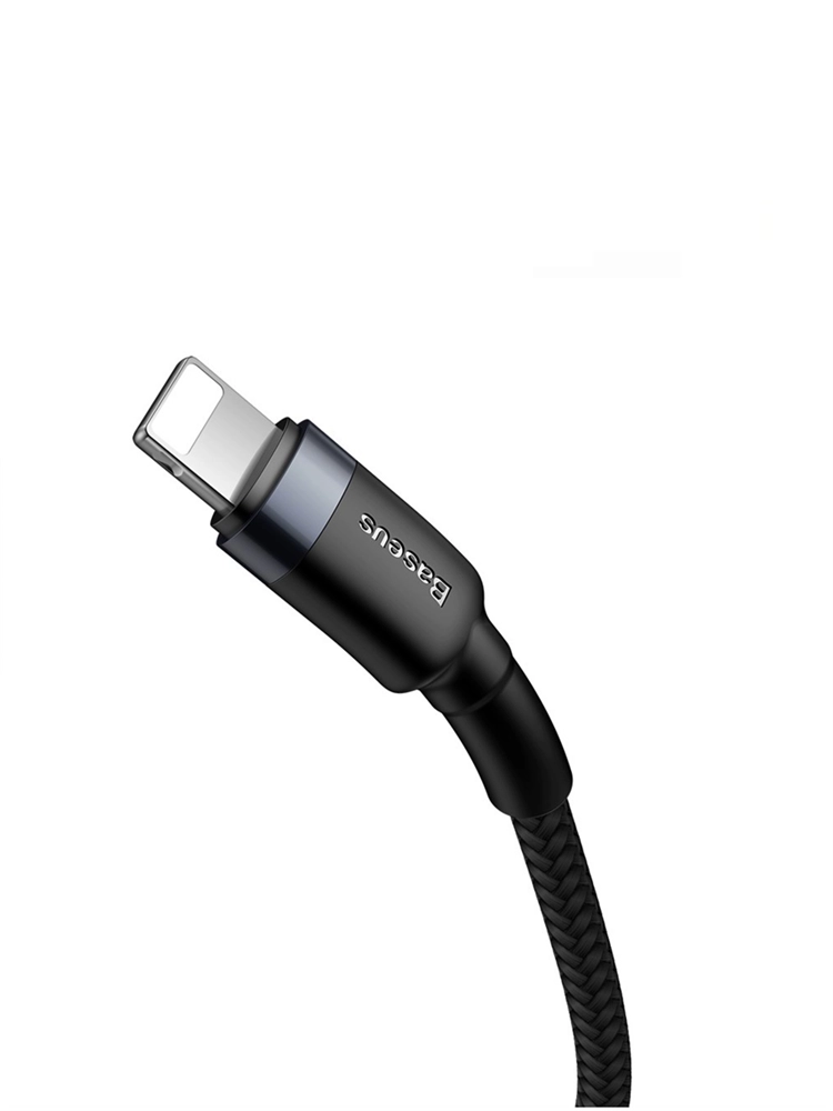 Кабель Baseus Cafule USB Type-C - Lightning 20 Вт, черный-серый