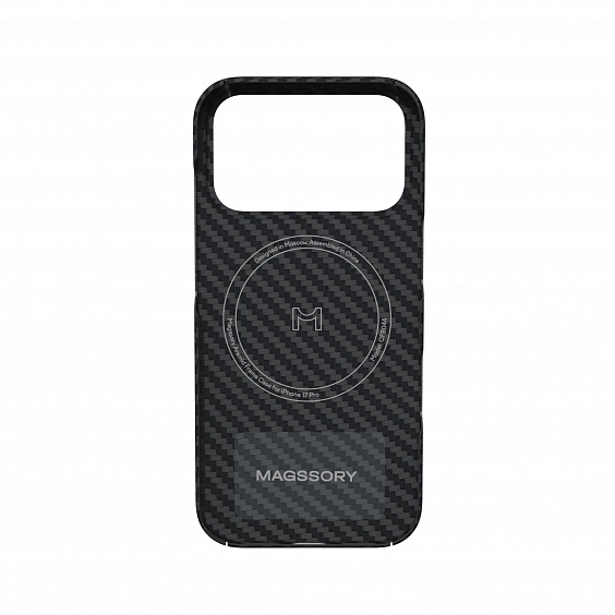 Magssory Aramid Frame Case for iPhone 17 Pro midnight