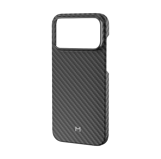 Чехол Magssory для iPhone 18 Pro, кевлар (арамид), с защитой, совместимый с MagSafe (черный / black)