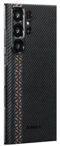 Чехол PITAKA Fusion Weaving MagEZ Case 3 для Samsung S23 Ultra, принт рапсодия (Rhapsody)