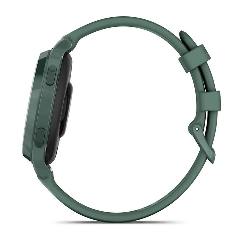 Смарт-часы Garmin Lily 2 Active - 38 mm, Яшмовый зеленый безель, зеленый силиконовый ремешок