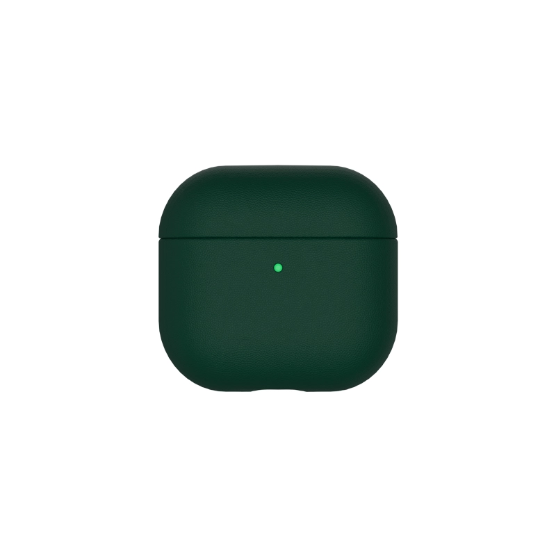 Чехол K-DOO LUXCRAFT Precision Protection for Airpods 4 премиальная кожа Зеленый