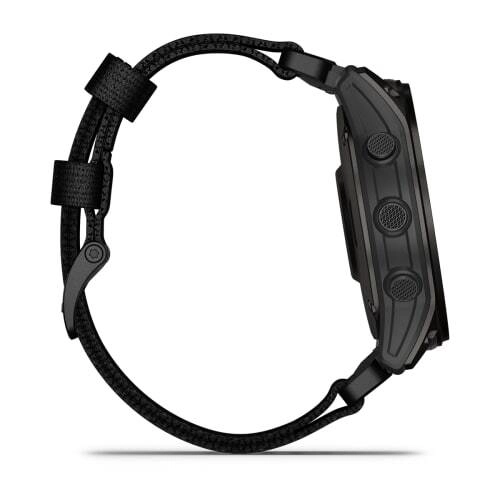 Смарт-часы Garmin Tactix 7 Amoled Edition - 51 mm, черный с черным нейлоновым ремешком