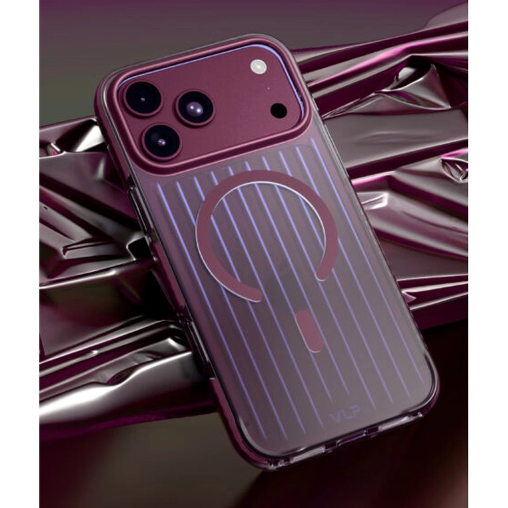 Чехол VLP Pulse Case для iPhone 18 Pro Max, бордовый