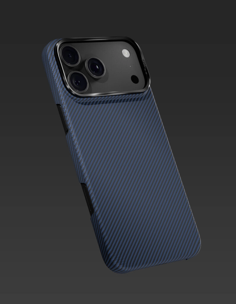 Чехол VLP Kevlar Case для iPhone 18 Pro Max, синий