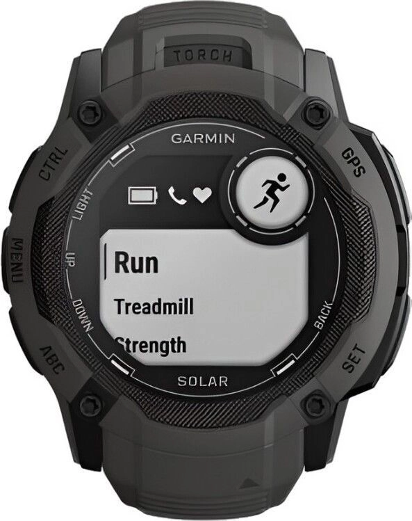 Смарт-часы Garmin Instinct 2X Solar Standard Edition - 50 mm, Черный