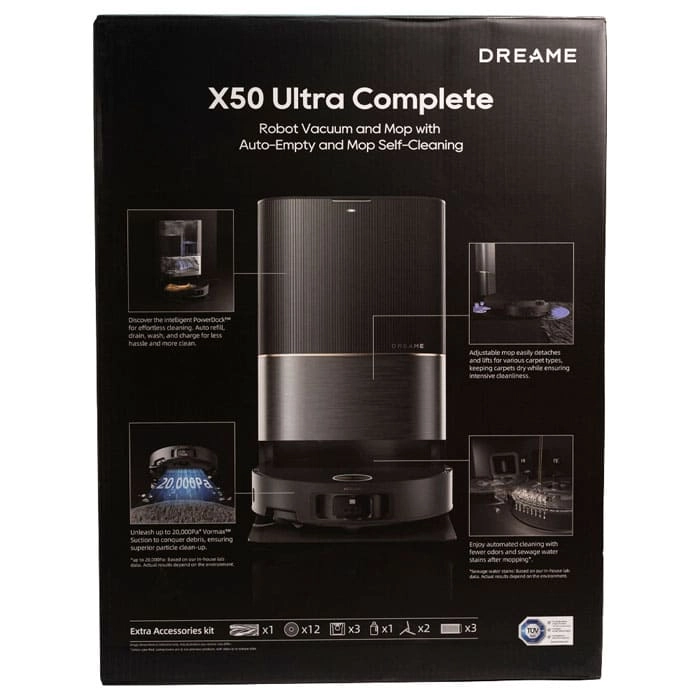 Робот-пылесос Dreame X50 Ultra Complete EU, Black