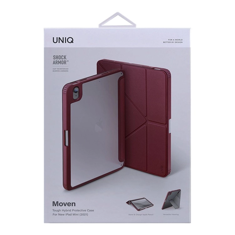 Чехол Uniq Transforma Anti-microbial для iPad Mini (2021) красный