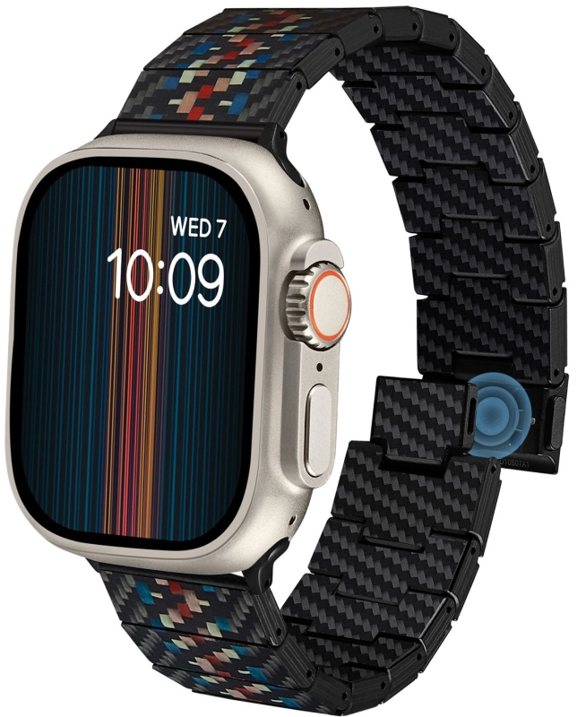 Ремешок Pitaka Modern Rhapsody для Apple Watch, 41/49 мм, черный