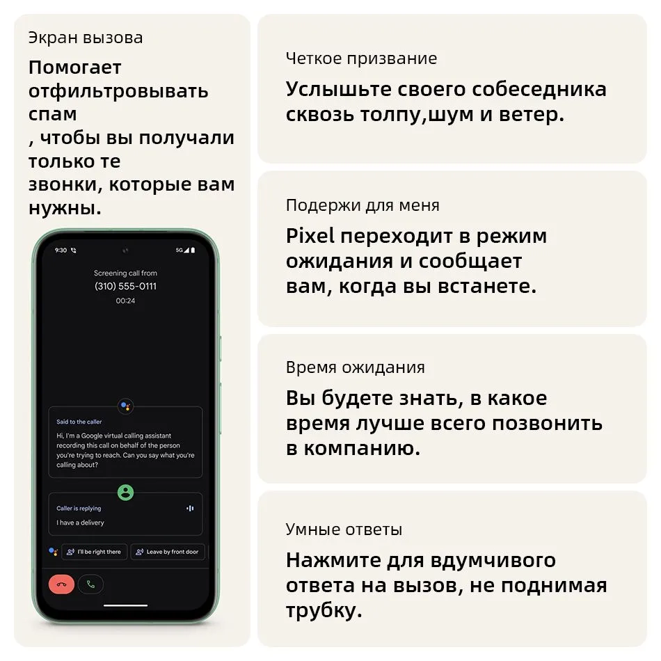 Смартфон Google Pixel 8a | 8/128 ГБ | Porcelain (Фарфоровый)