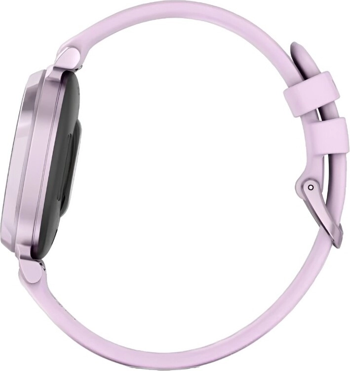 Смарт-часы Garmin Lily 2 - 35 mm, безель лилового цвета, лиловый силиконовый ремешок