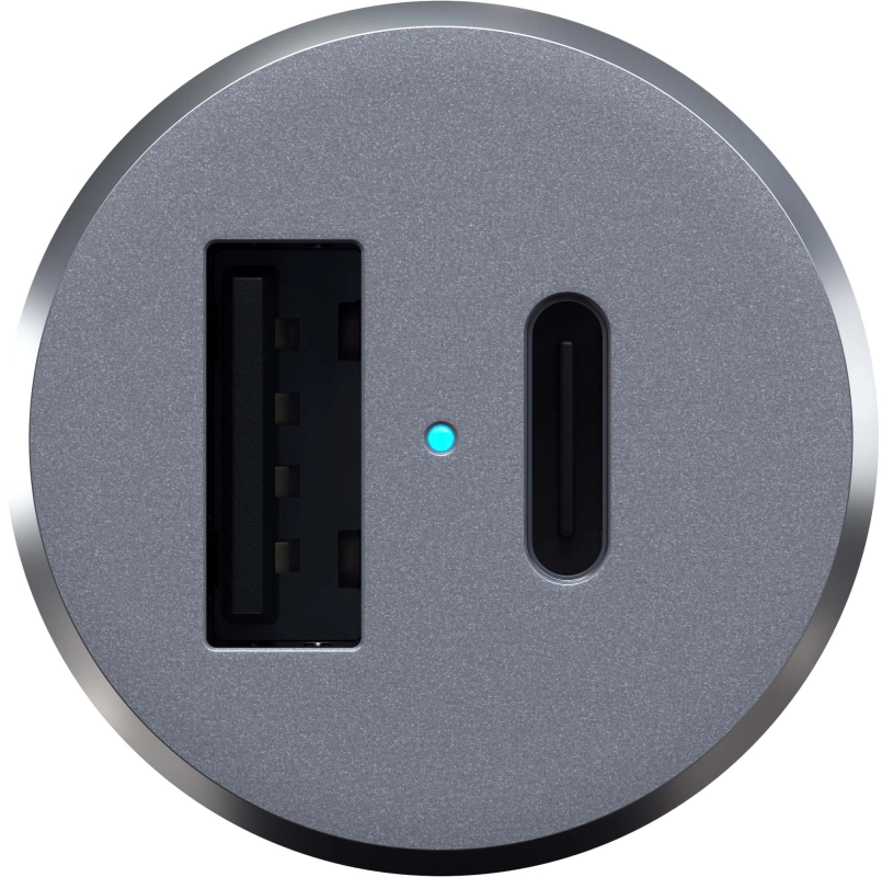 Автомобильное зарядное устройство Satechi 72W USB-C/USB-A ST-TCPDCCM Space Gray