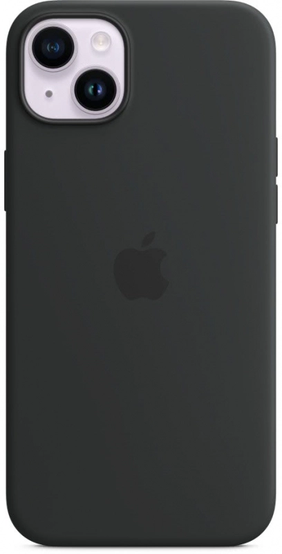 Чехол iPhone 14 Plus Silicone MagSafe, темная ночь