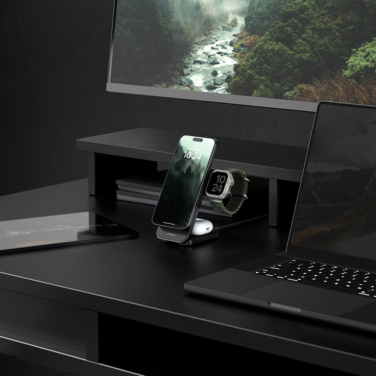 Беспроводное зарядное устройство EnergEa MagTrio Plus 3 в 1