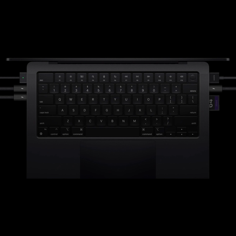 Ноутбук Apple MacBook Pro 14" M4 Max (2024) 16C CPU/40C GPU, 128 ГБ RAM, 8 ТБ SSD, (Space Black | Черный космос) (Z1FG0000V)