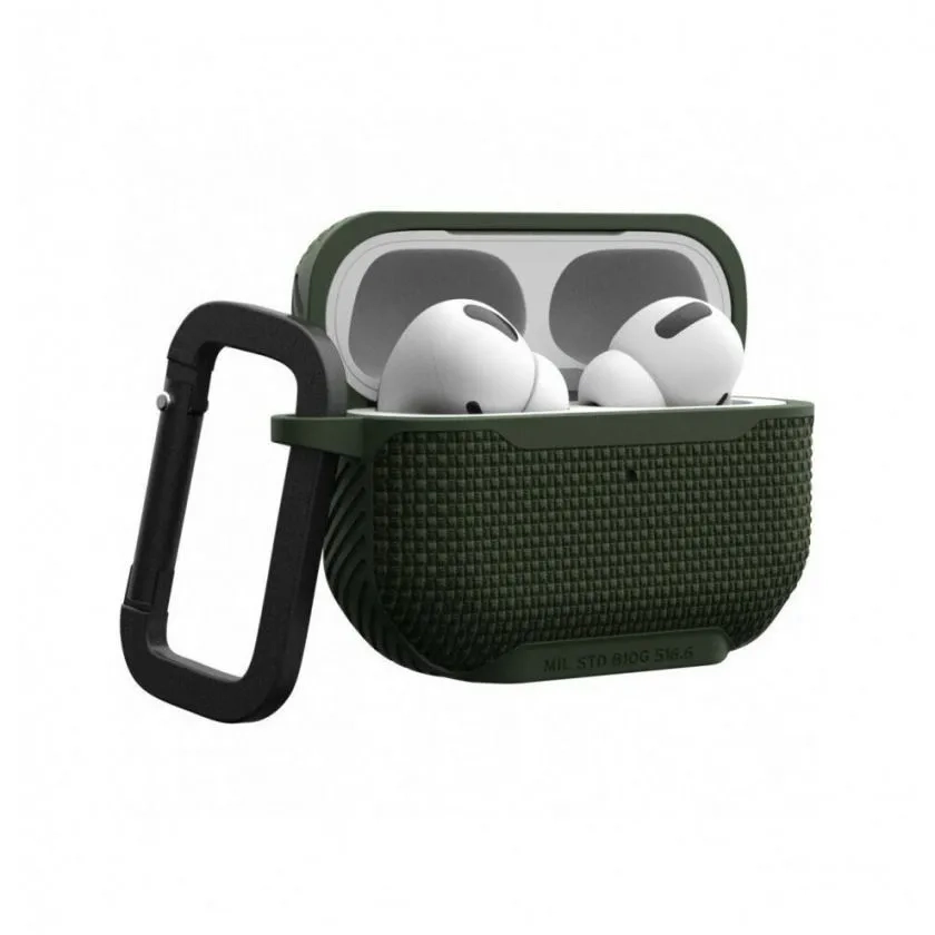 Чехол с карабином UAG Metropolis для AirPods Pro 2 Оливковый