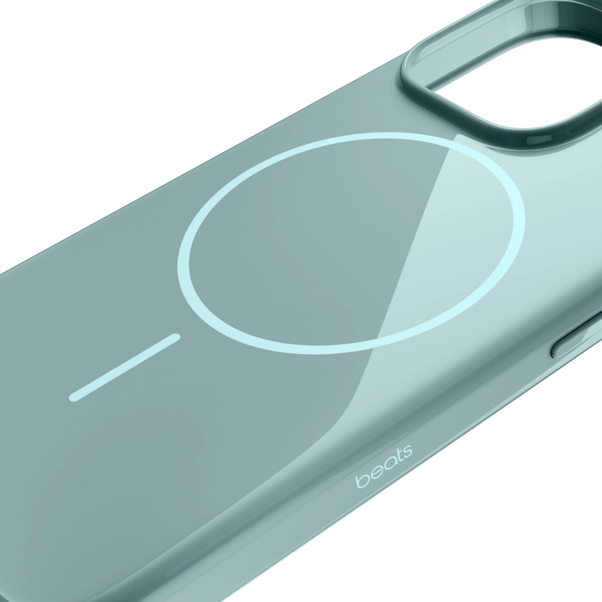 Чехол с поддержкой MagSafe Beats для iPhone 16 Pro Max (Голубой | Riptide Blue)