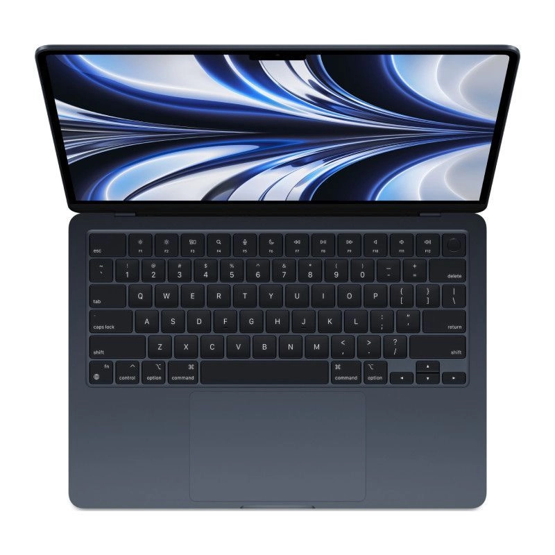 Ноутбук MacBook Air 13" M2 (2022) 8C CPU/10C GPU, 8 ГБ RAM, 512 ГБ SSD, Midnight Black