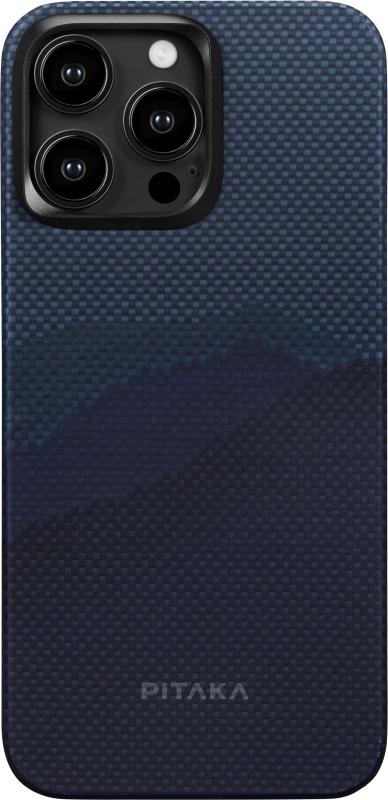 Чехол Pitaka MagEZ 4 StarPeak для iPhone 15 Pro, Кевлар, Over The Horizon