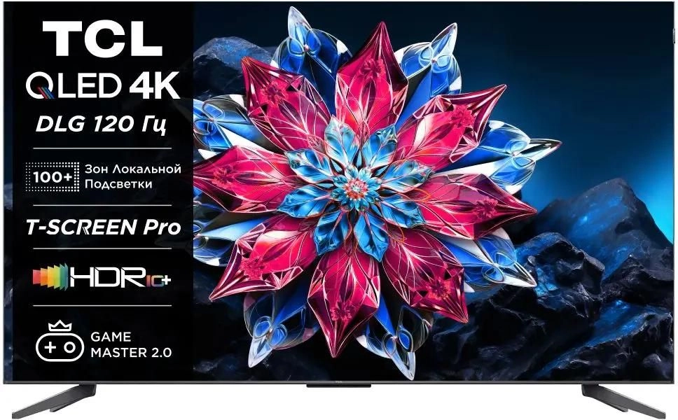 Телевизор TCL Pro 75" (190 см) 75C655 черный