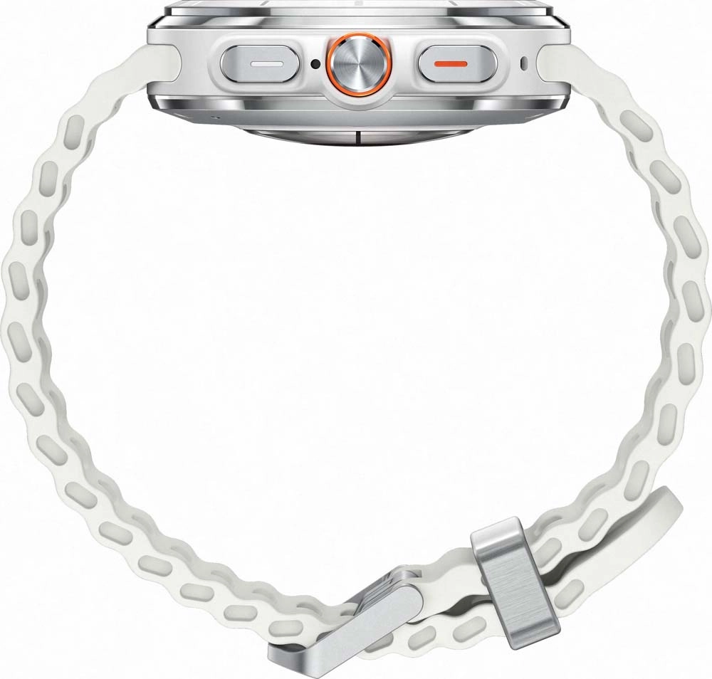 Смарт-часы Samsung Galaxy Watch Ultra (2025) - 47 mm (SM-L705) Titanium White (белый ремешок)