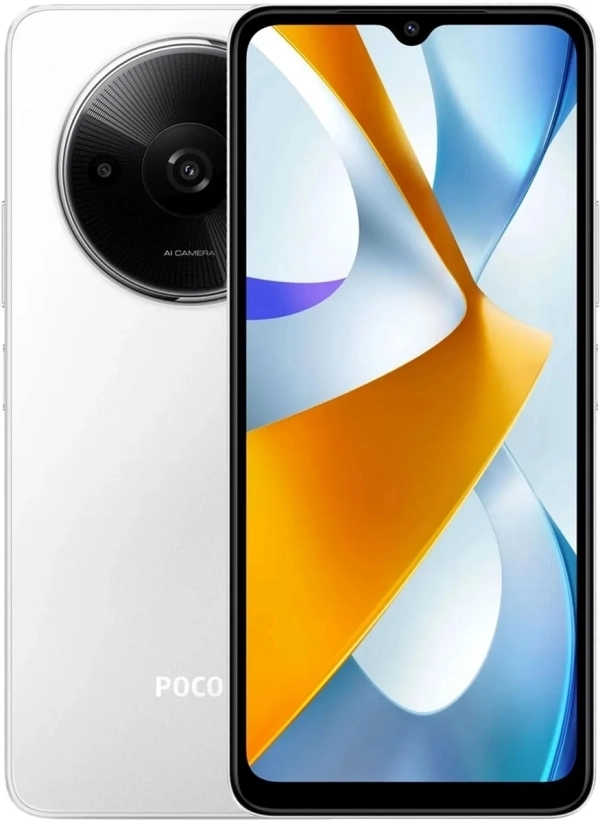 Смартфон Xiaomi Poco C61 | 3/64 ГБ Белый