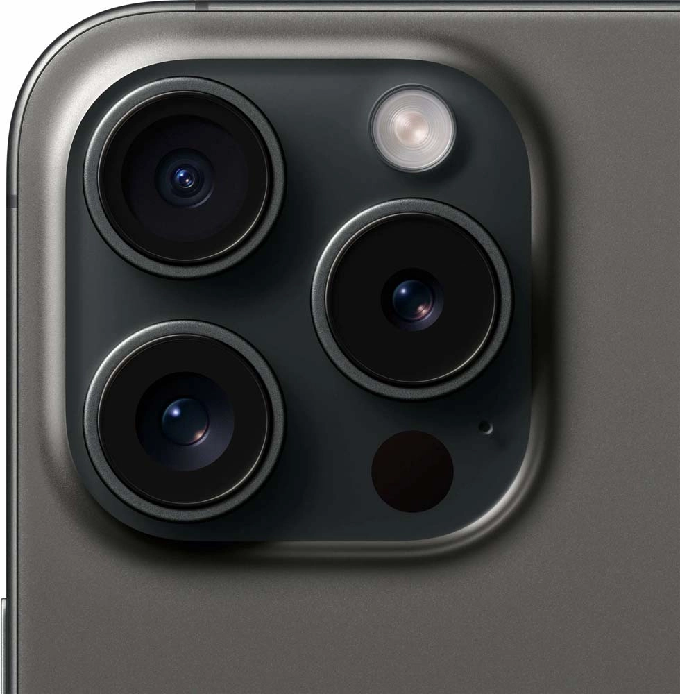 Смартфон Apple iPhone 15 Pro eSim 128 ГБ (Black Titanium | Чёрный титан)