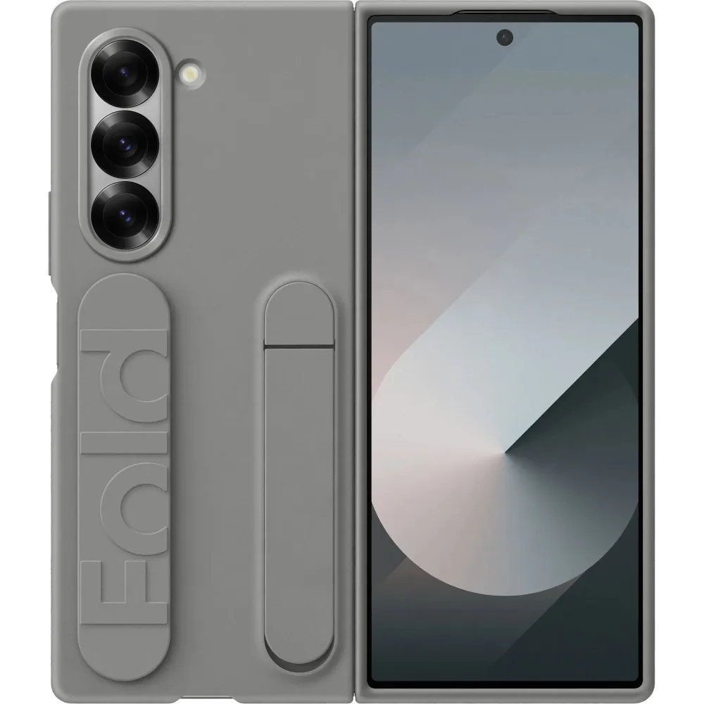 Чехол Samsung Silicone Case Z Fold6 Серый
