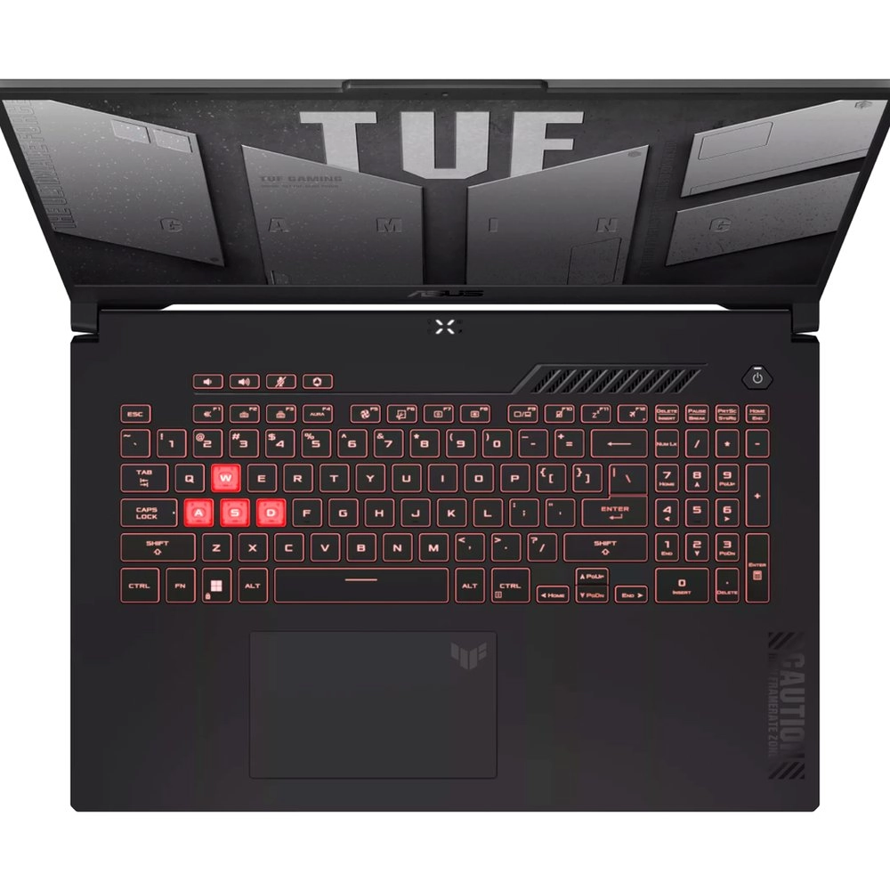 Ноутбук ASUS TUF Gaming A17 FA707NUQ-HX010 (17.3", AMD Ryzen 7 170, 16 ГБ, 512 ГБ SSD, RTX 4050 6 ГБ, 144 Гц) 90NR0QH5-M000D0, серый (Mecha Gray)