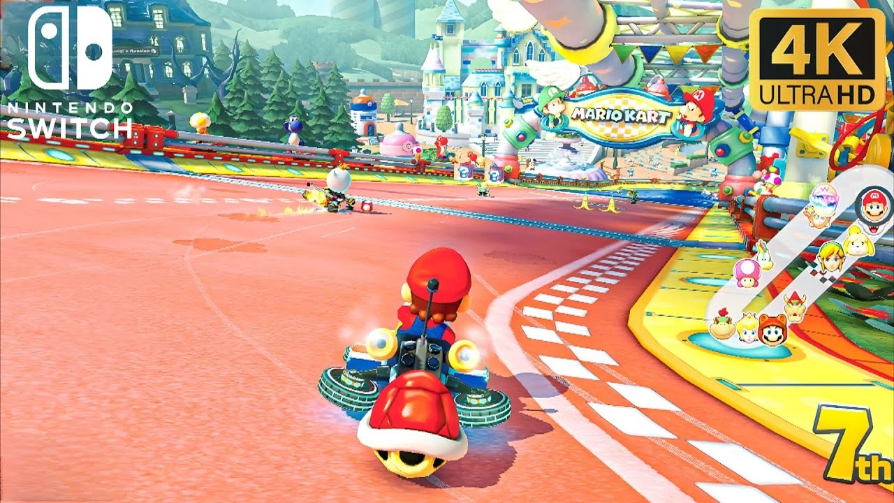Игра Mario Kart 8 Deluxe, русский язык (NS)