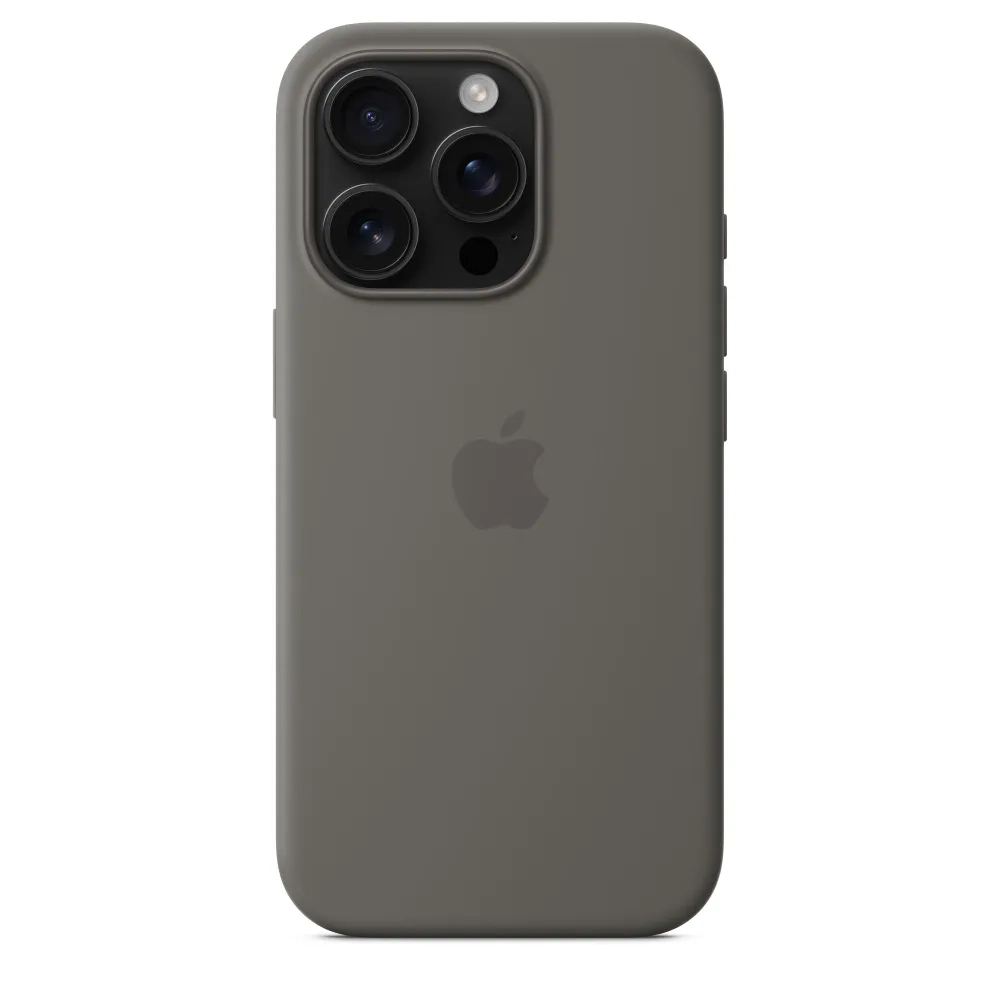 Чехол Apple для iPhone 16 Pro Silicone with MagSafe Stone Grey