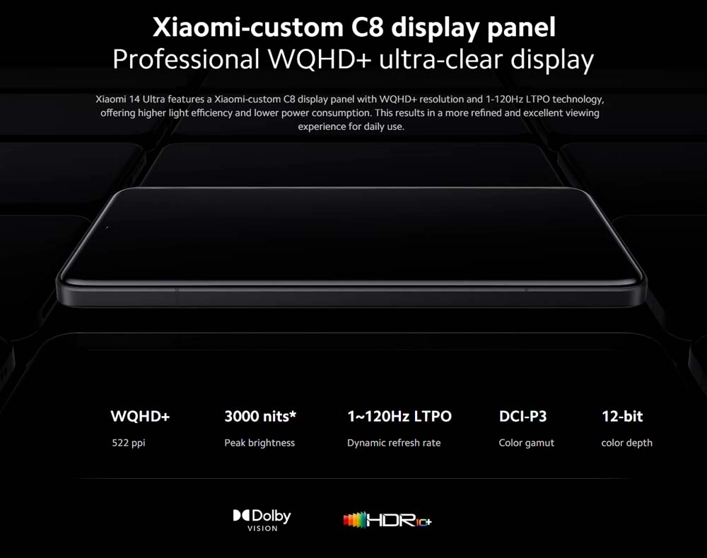 Смартфон Xiaomi 14 Ultra | 16 ГБ/512 ГБ Черный (Global Version)