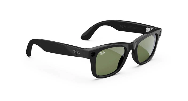 Умные очки Ray-Ban Wayfarer, Shiny Black