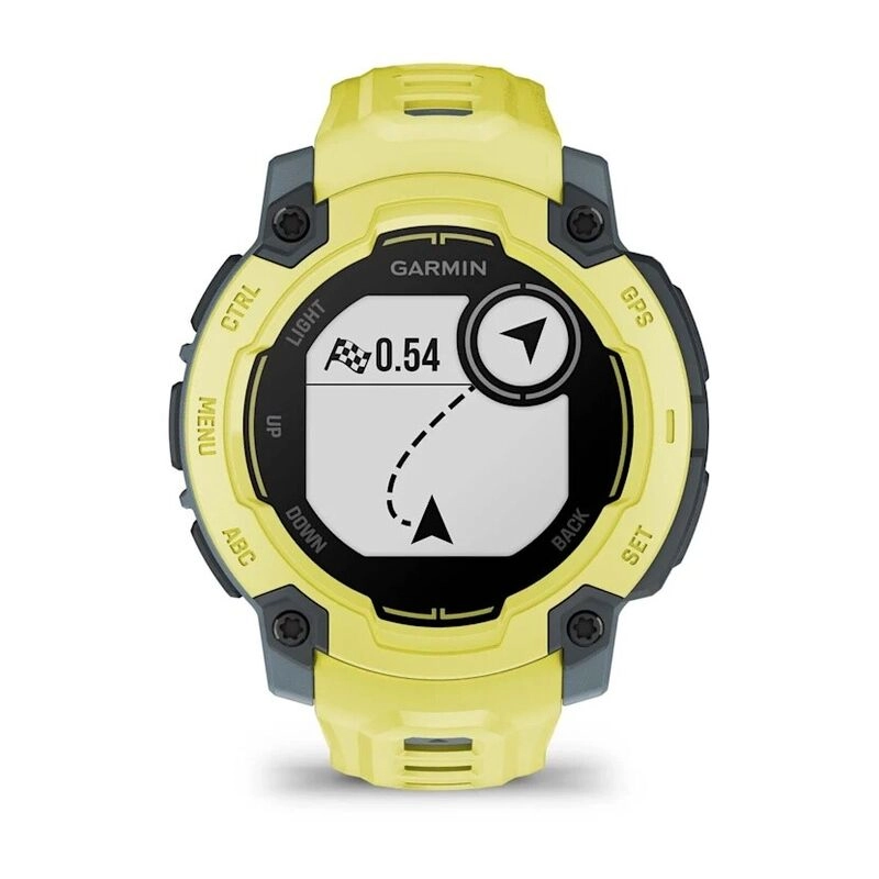 Смарт-часы Garmin Instinct E - 45 mm, Лаймовый, лаймовый силиконовый ремешок