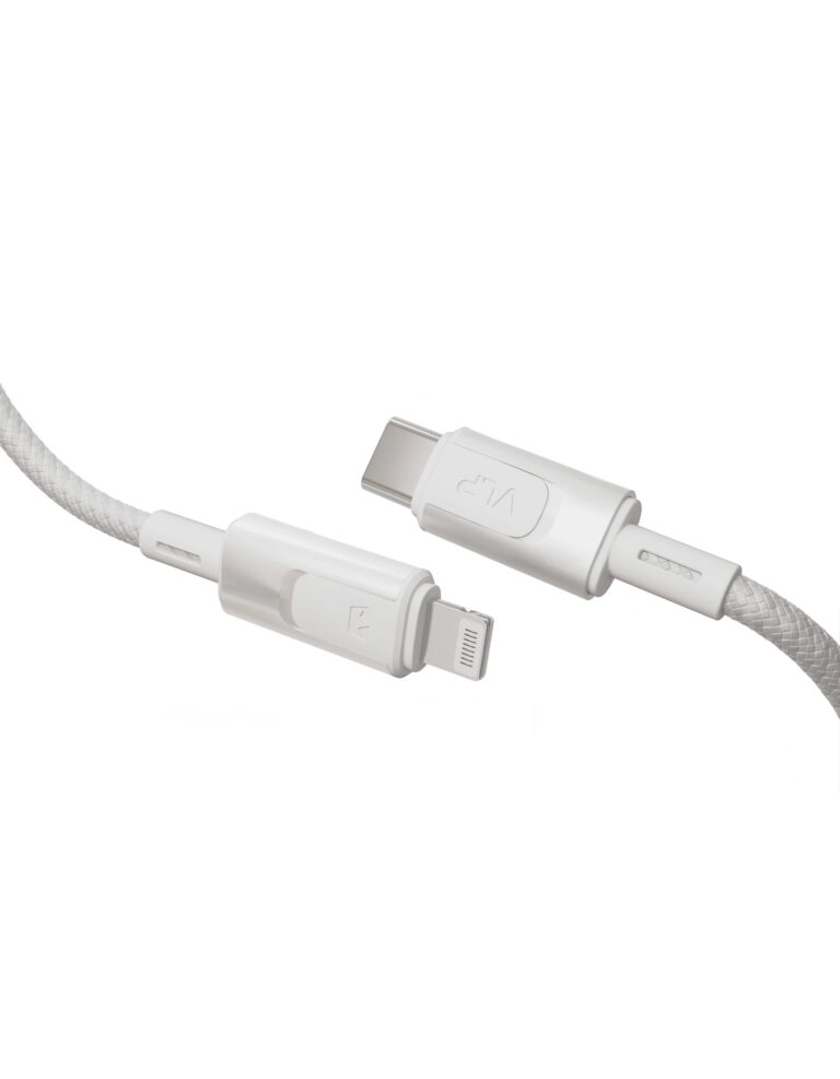 Кабель VLP Force Line USB-C to Lightning 1.2м 30W (White)