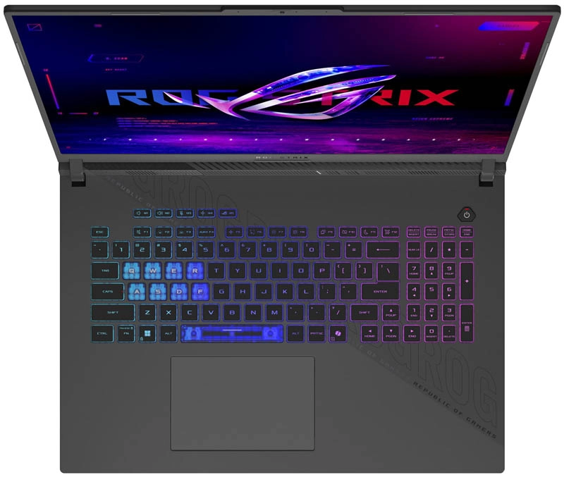Игровой ноутбук Asus ROG Strix G18 G814PP-DS94 (Ryzen 9 8940HX, 32 ГБ, 1 ТБ, RTX 5070, 240 Гц, Win 11) Черный