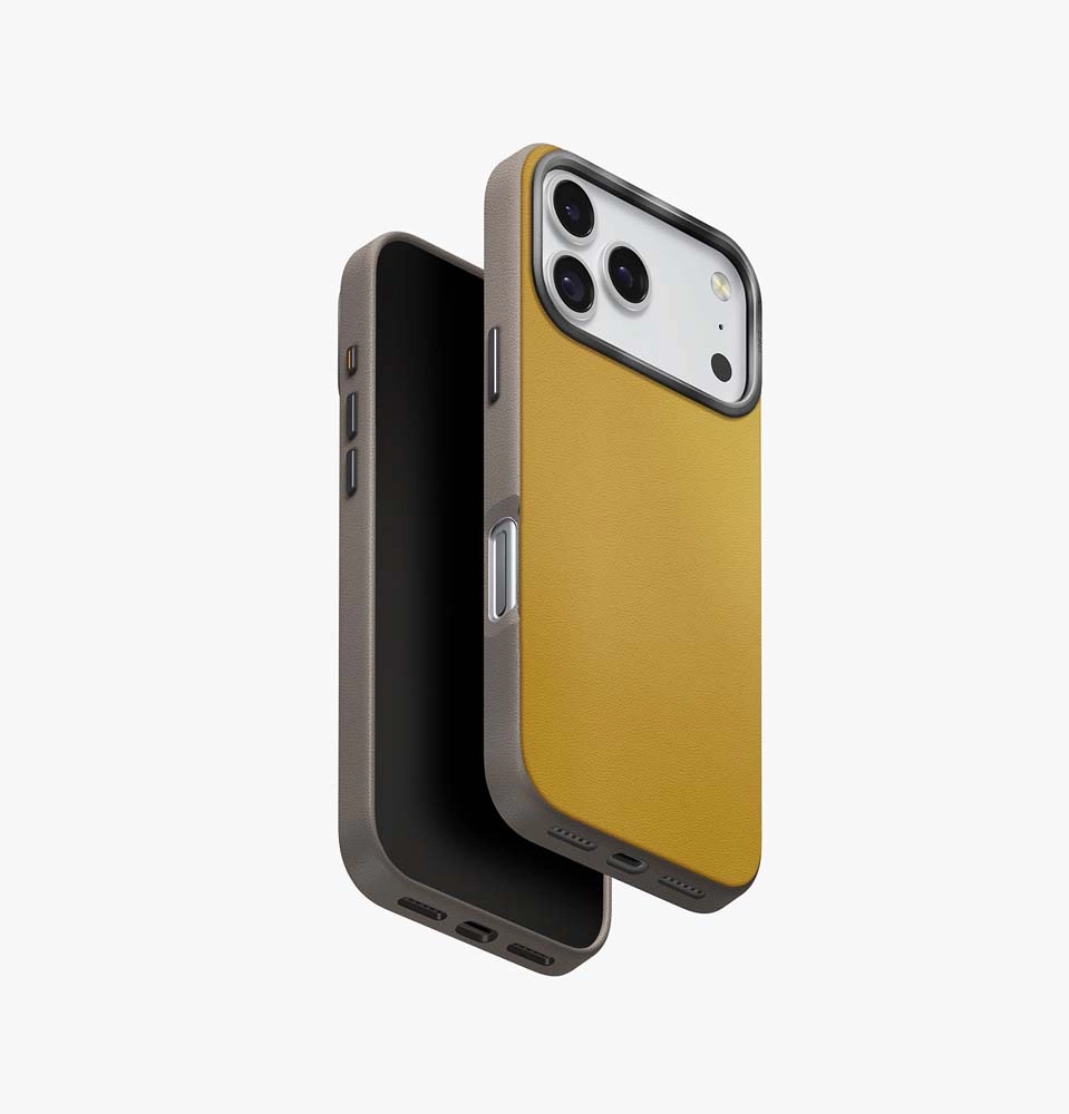 Защитный чехол UNIQ Lyden DS (MagSafe) для iPhone 17 Pro Flame Orange/Flint Grey
