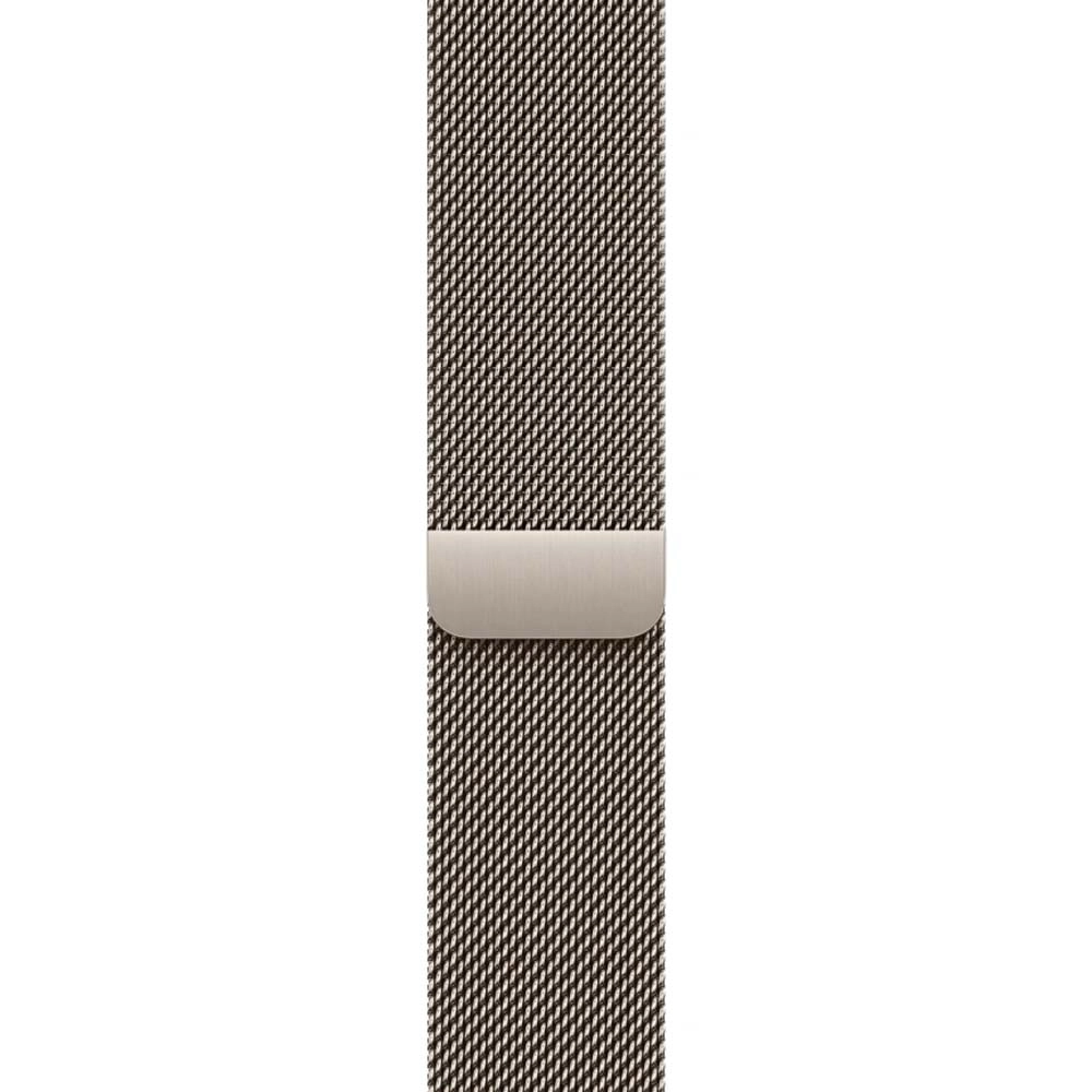 Смарт-часы Apple Watch S10 - 46 mm Титановый корпус | ремешок Milanese Loop | цвет Natural Titanium, S/M