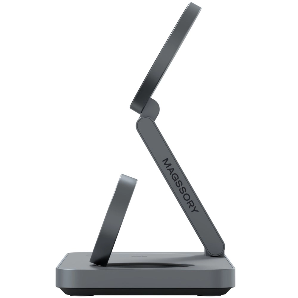 Беспроводное зарядное устройство Magssory Yoga для Samsung 3-в-1 с Qi2