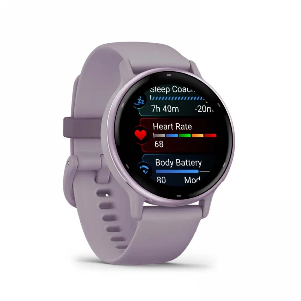 Смарт-часы Garmin Vivoactive 5 - 42 mm, цвет Орхидеи, металлический безель, силиконовый ремешок