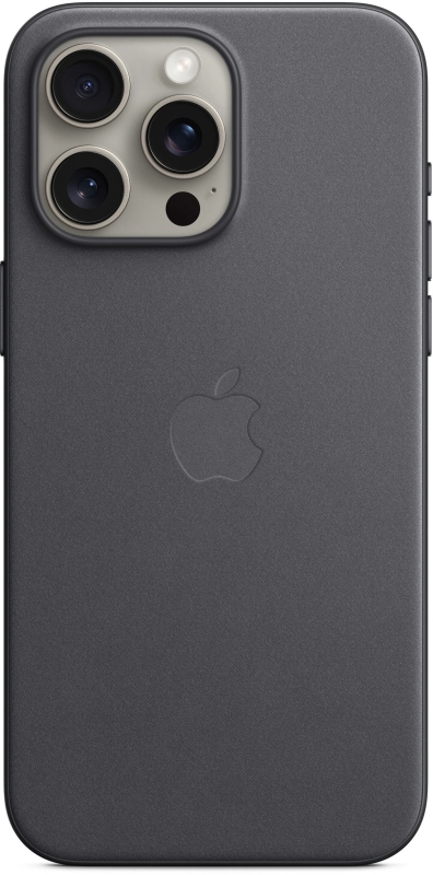 Чехол Apple MagSafe FineWoven для iPhone 15 Pro Max, Черный