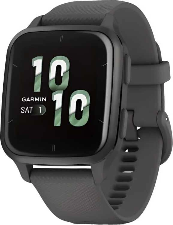 Смарт-часы Garmin Venu SQ 2 - 40 mm, Серый, серый алюминиевый безель, серый ремешок