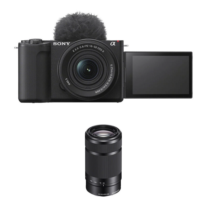 Фотоаппарат Sony ZV-E10 II Body + объективы 16-50mm и 55-210mm Black