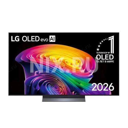 Телевизор LG 77" (196 см) OLED77C6RLA черный