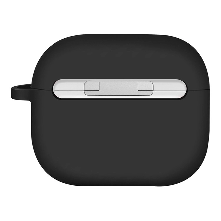 Чехол Uniq NEXO Liquid silicone +carabin +Sports ear hooks для AirPods 3  Серый