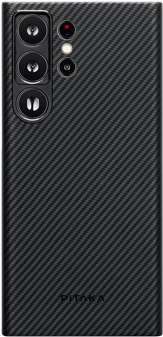 Чехол Pitaka MagEZ 4 Case для Samsung S23 Ultra, Black/Grey Twill (KS2301U)