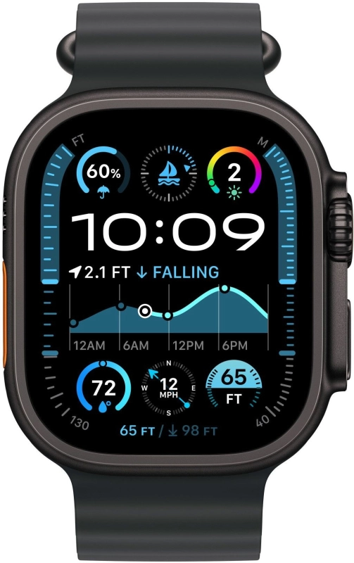 Ремешок Ocean Band для Apple Watch Ultra - 49mm черный