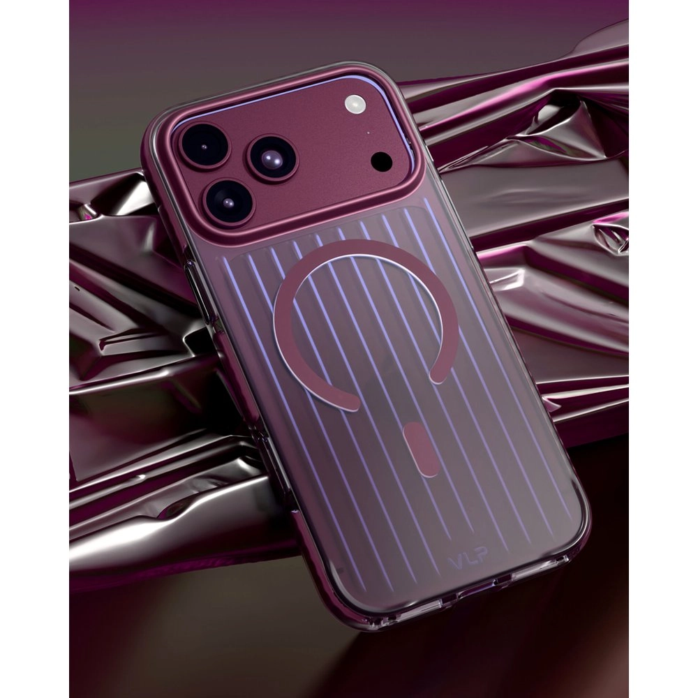 Чехол VLP Pulse Case для iPhone 18 Pro, бордовый