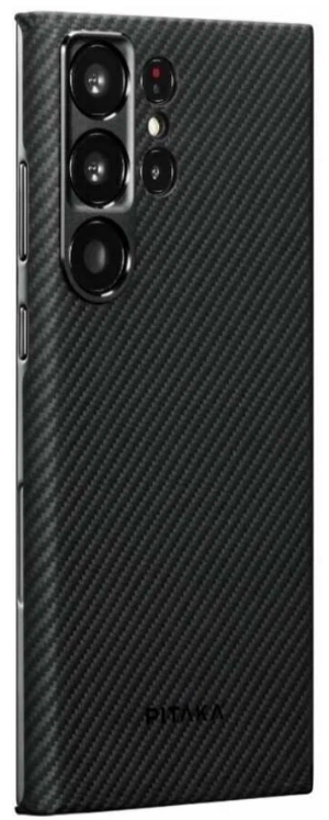 Чехол Pitaka MagEZ Case 3 для Samsung S23 Ultra, черный/серый (Black/Grey Twill)
