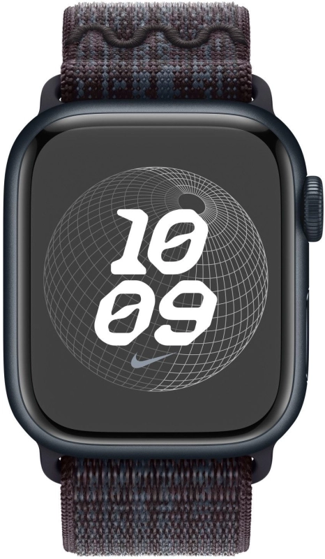 Ремешок для Apple Watch 41 мм, черно-голубой (MUJV3)